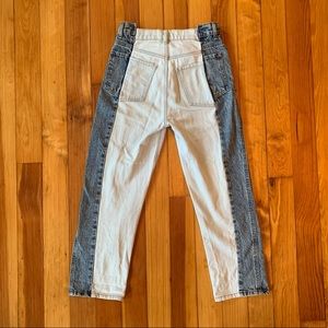 Revice Two-Tone Straight Leg Jeans
